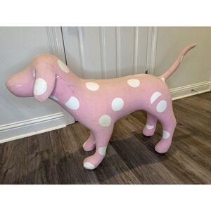 RARE Vintage Large‎ Victoria's Secret PINK Store Display Dog Polka Dot Mannequin